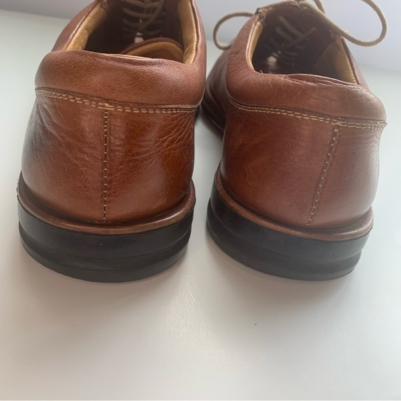 Sandro Moscoloni Men’s Light Brown Comfort Walk Leather Oxford Made In Brazil - Picture 10 of 11